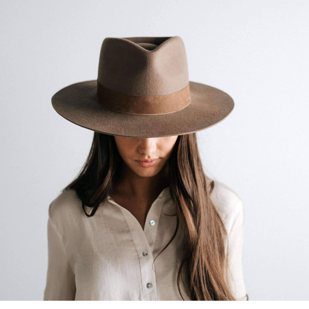 Gigi Pip - Miller Fedora Felt Hat - Brown